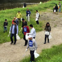 広瀬川お掃除