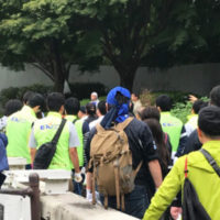 広瀬川清掃集合