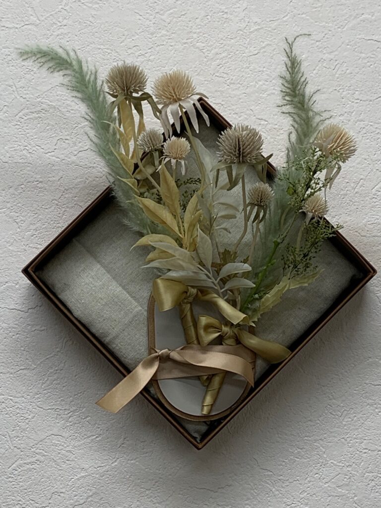 応接室の花近景
